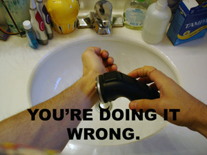 YOU'RE DOING IT WRONG